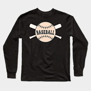 Baseball Sports Player Team Gift Long Sleeve T-Shirt